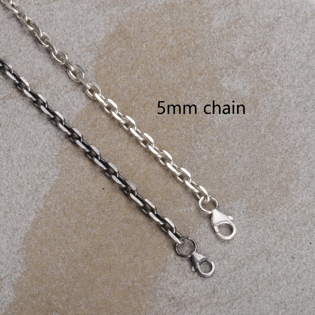 925 Sterling Silver Anchor Chain Anklet for Men & Women