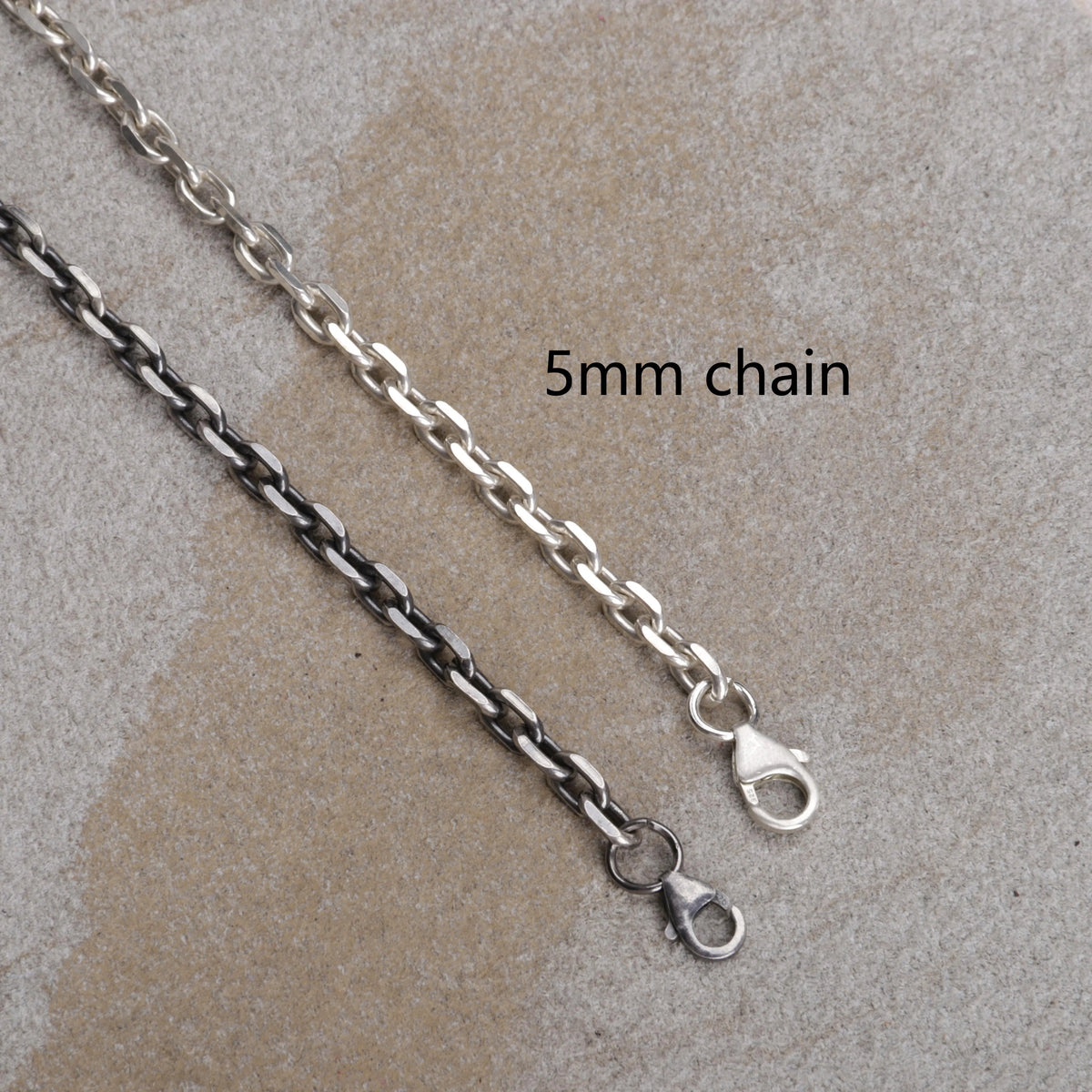 925 Sterling Silver Anchor Chain Anklet for Men & Women