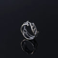 925 Sterling Silver Thorn Ring, Gothic Crown of Thorns Band Jewelry