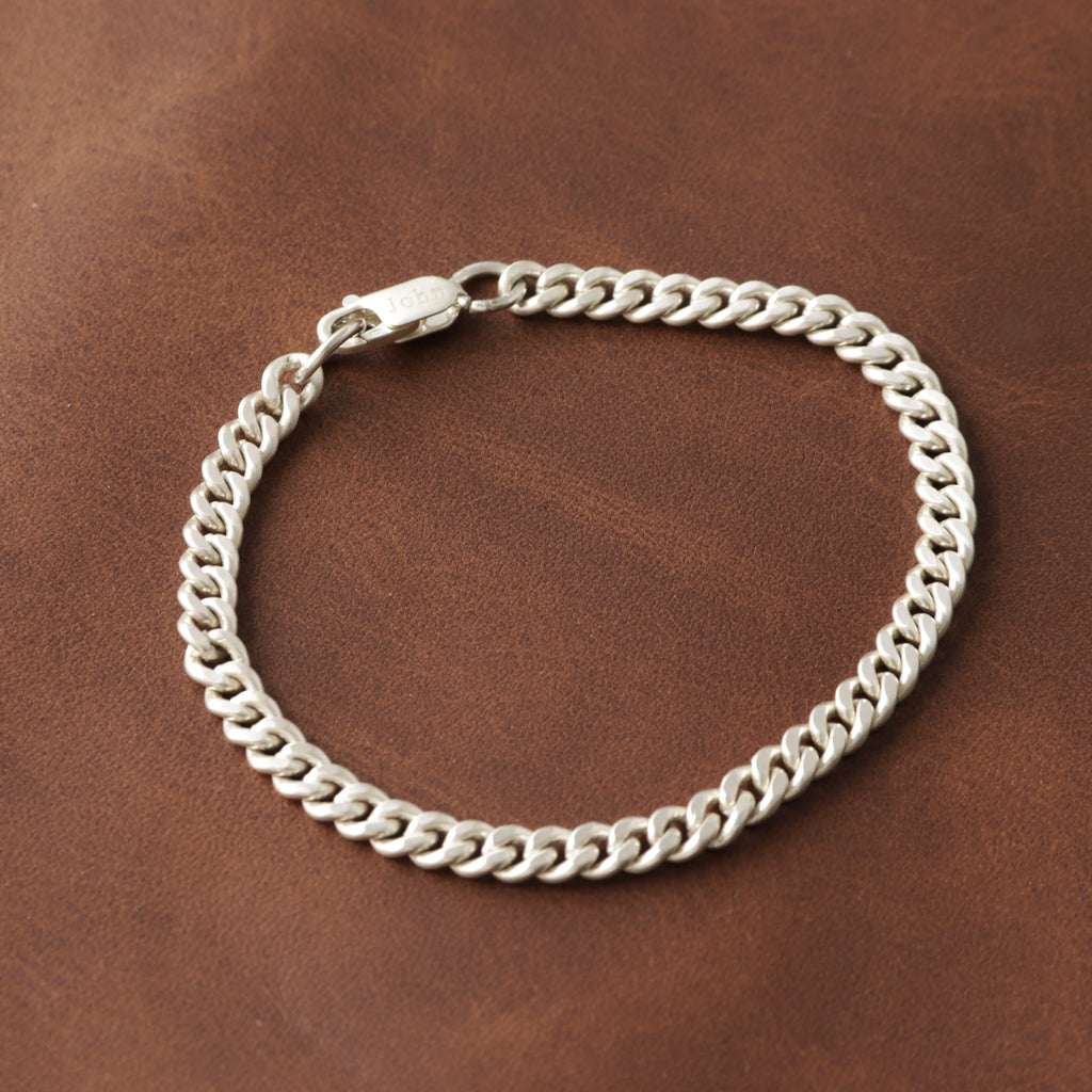 Custom Engraved Silver Anklet 925 Sterling Curb Chain Beach Wedding Gift