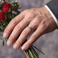 Custom Engraved Mobius Ring 925 Sterling Silver Personalized Anniversary Gift-Wedding Rings