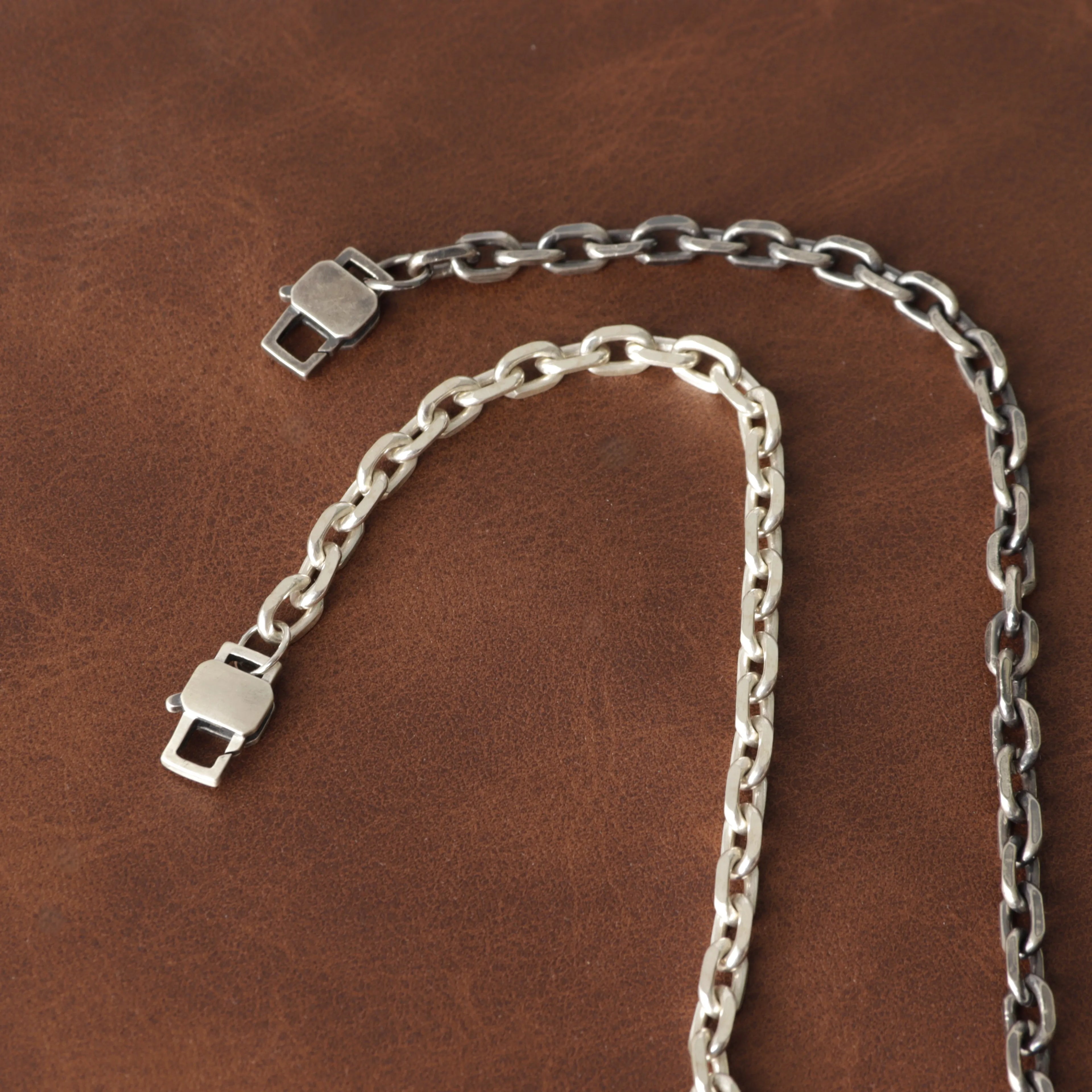 Personalized 925 Sterling Silver Anchor Cable Chain Anklet for Men Women