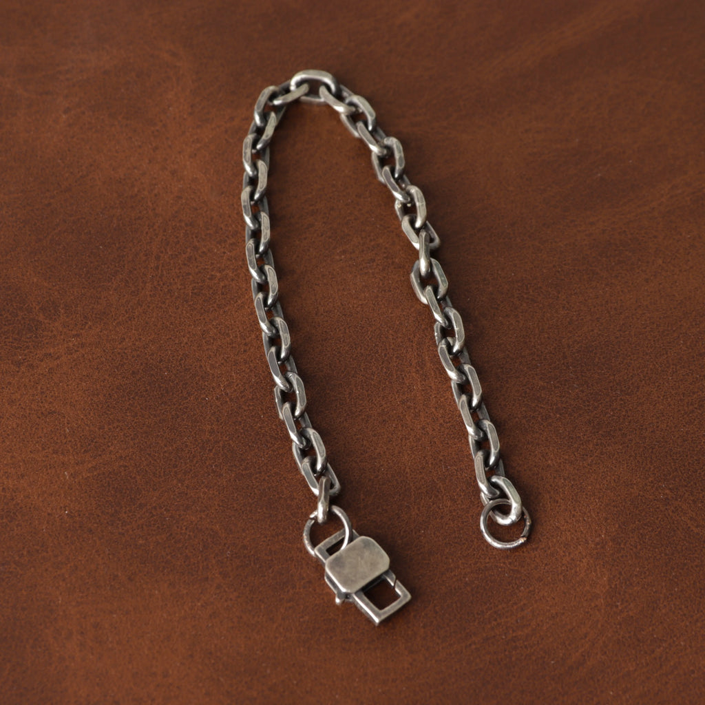 Personalized 925 Sterling Silver Anchor Cable Chain Anklet for Men Women