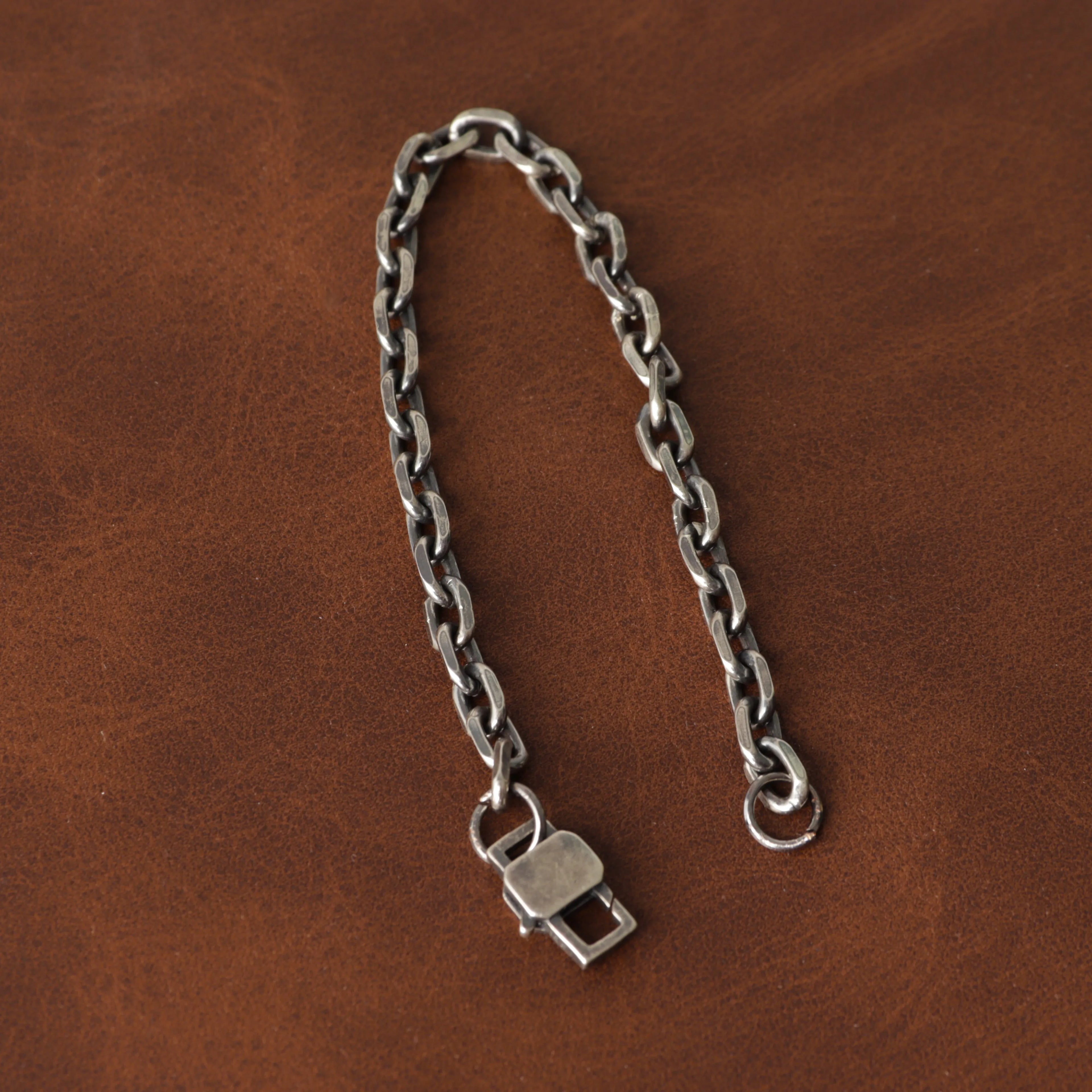 Personalized 925 Sterling Silver Anchor Cable Chain Anklet for Men Women