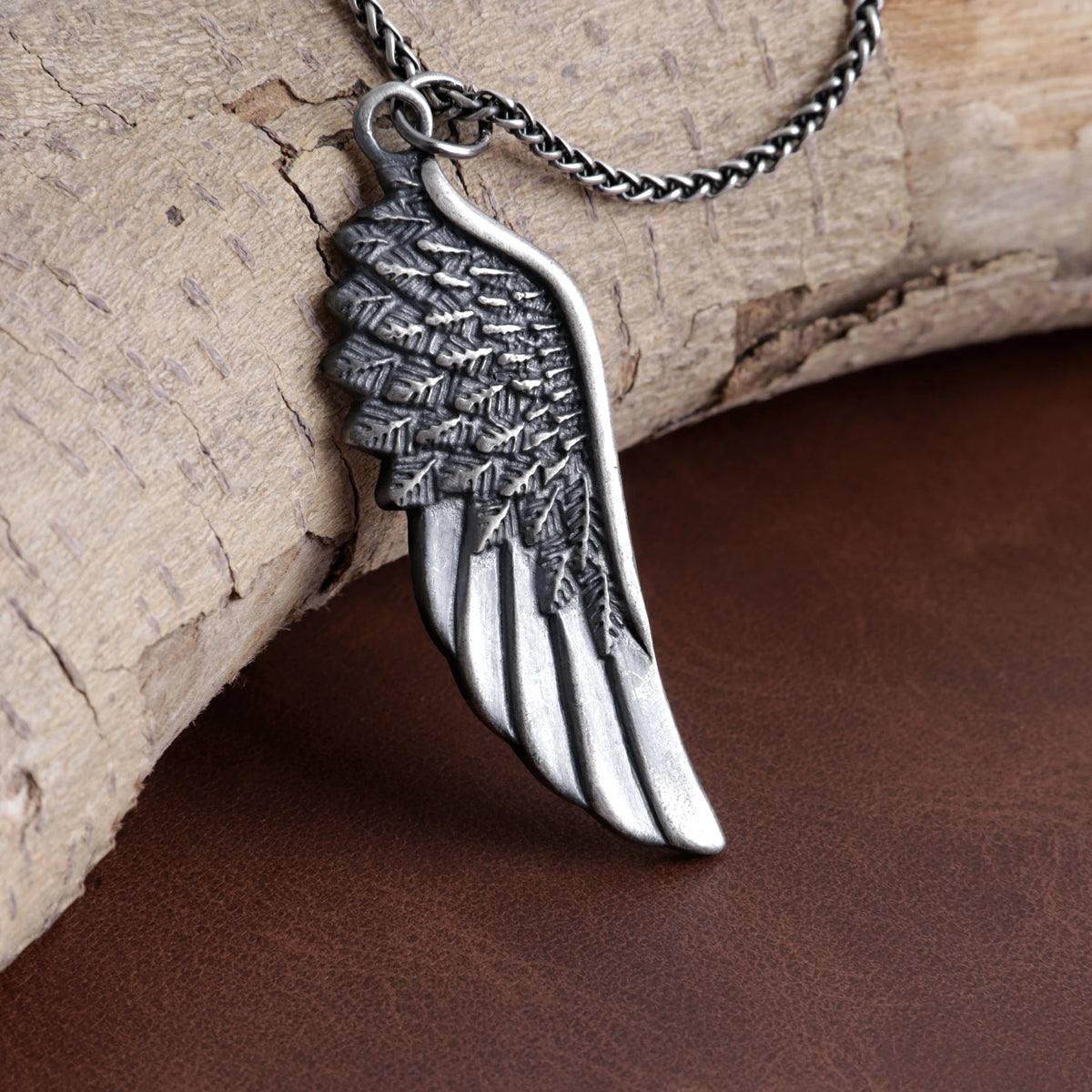 Custom 925 Sterling Silver Angel Wing Pendant Bringing Guardian Protection And Freedom