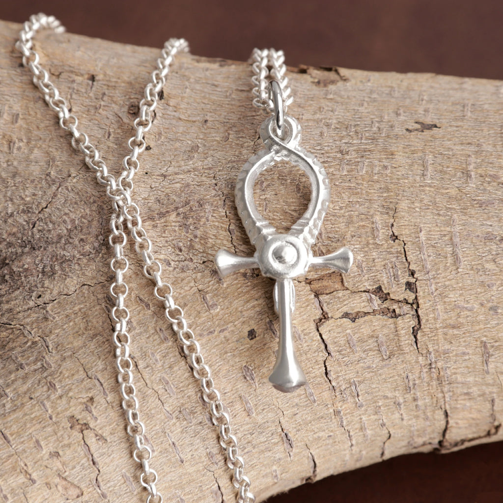 925 Sterling Silver Ankh Key Of Life Cross Pendant Sacred Symbol Of Eternal Divine Breath