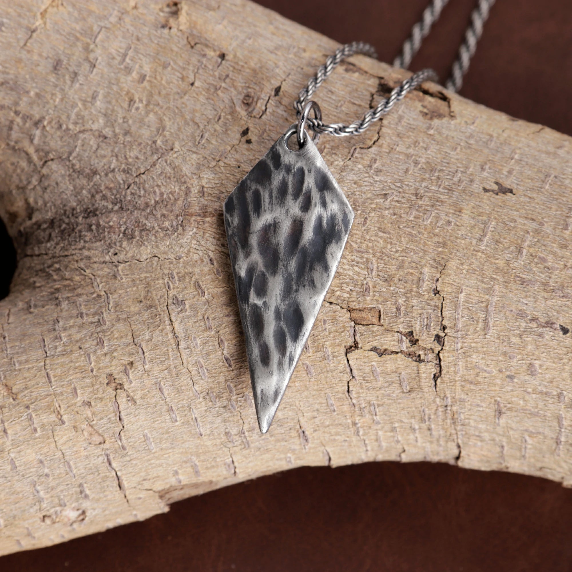 925 Sterling Silver Arrowhead Pendant for Courage and Unshakable Focus