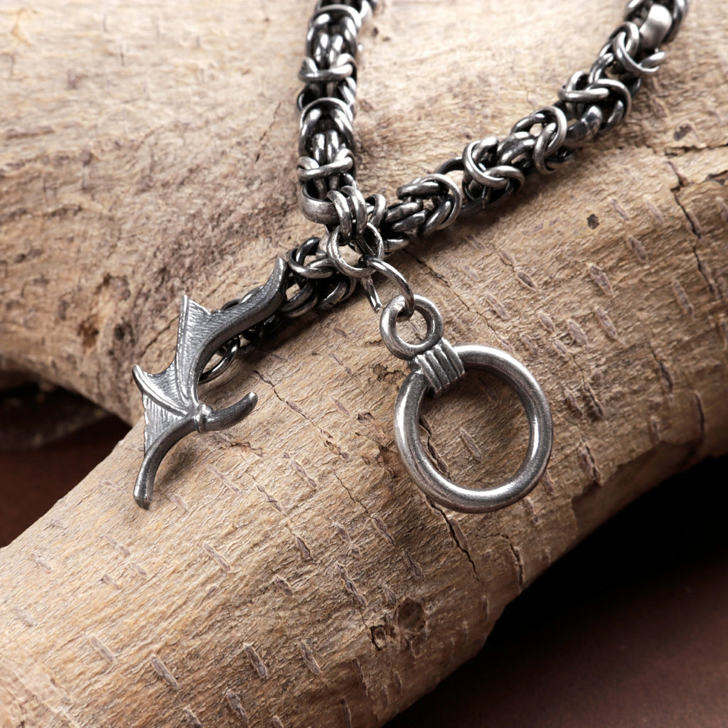 Heavy 925 Sterling Silver Byzantine Chain Bat Wing Clasp Lifetime Wear Bracelet