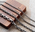 Men's 925 Sterling Silver Cable Chain Necklace