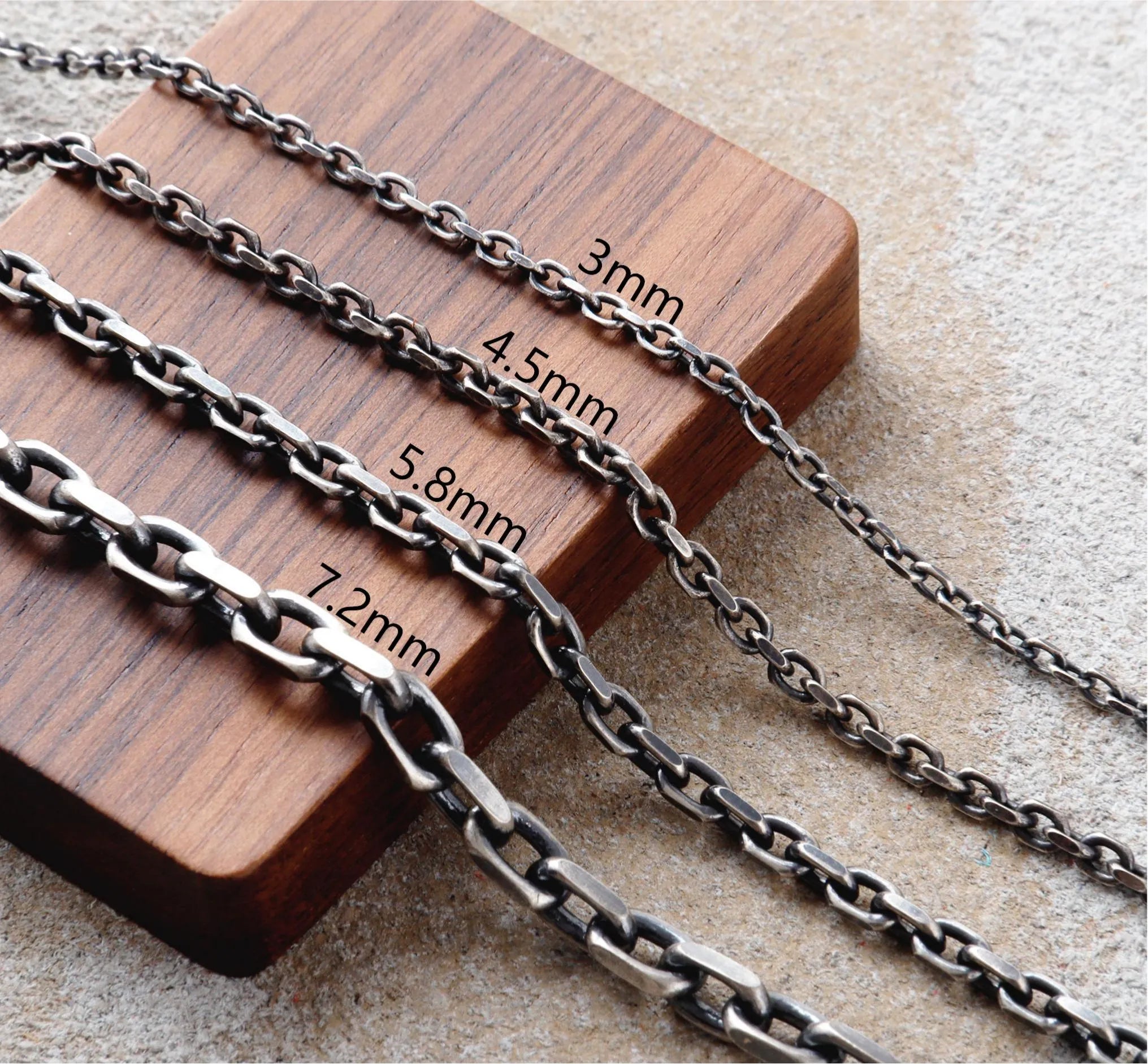 925 Sterling Silver Cable Chain Anklet | Unisex Summer Vacation Gift