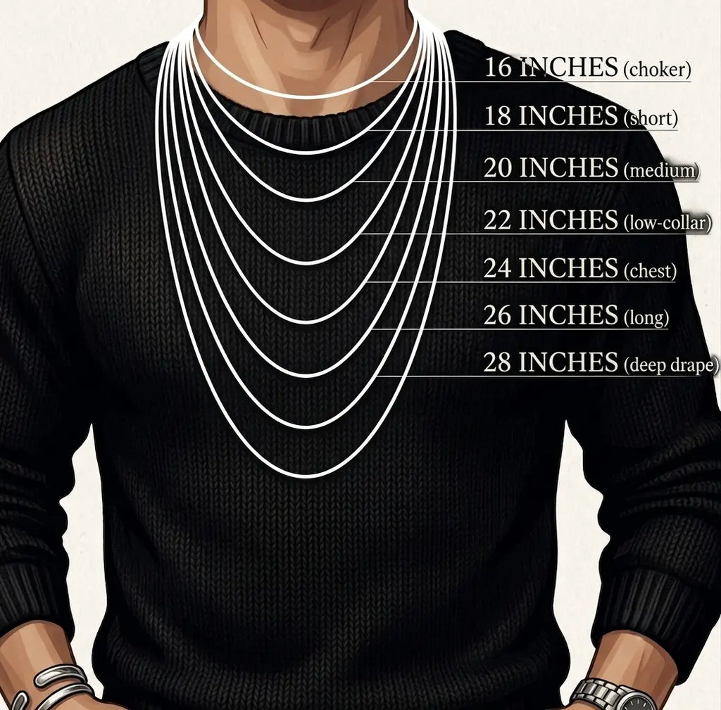 Men’s 925 Sterling Silver Byzantine Chain Necklace with Spring Clasp-Link for Pendant