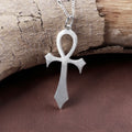 925 Sterling Silver Ankh Key of Life Durable Cross Pendant Faith Gift