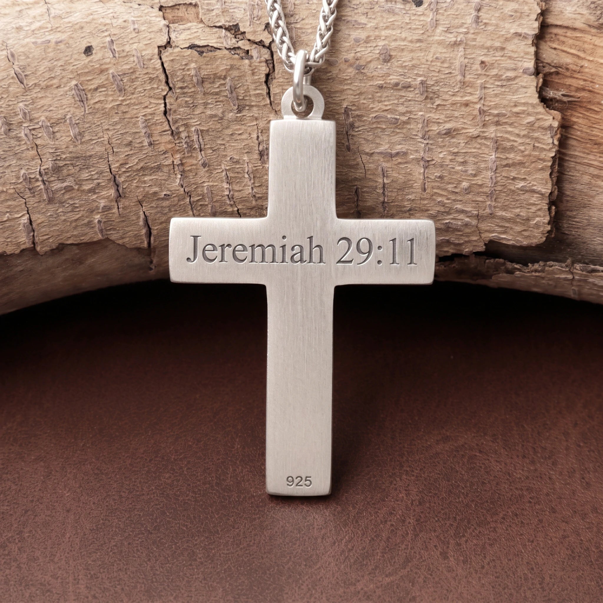 Custom 925 Sterling Silver Sunburst Cross Pendant for Heavenly Guidance & Eternal Light