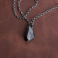 925 Sterling Silver Crescent Moon Wishing Stone Pendant Bringing Mystical Magic And Hope
