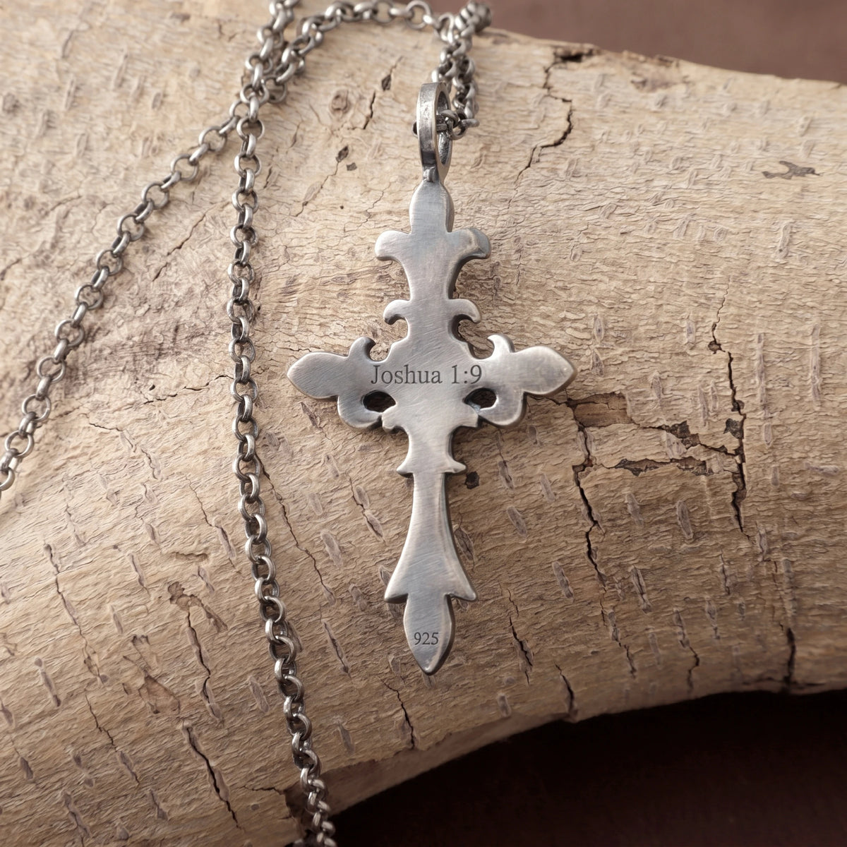 Custom 925 Sterling Silver Royal Crown Cross Pendant Exalting Christs Eternal Kingdom