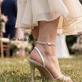 Custom Engraved Silver Anklet 925 Sterling Curb Chain Beach Wedding Gift