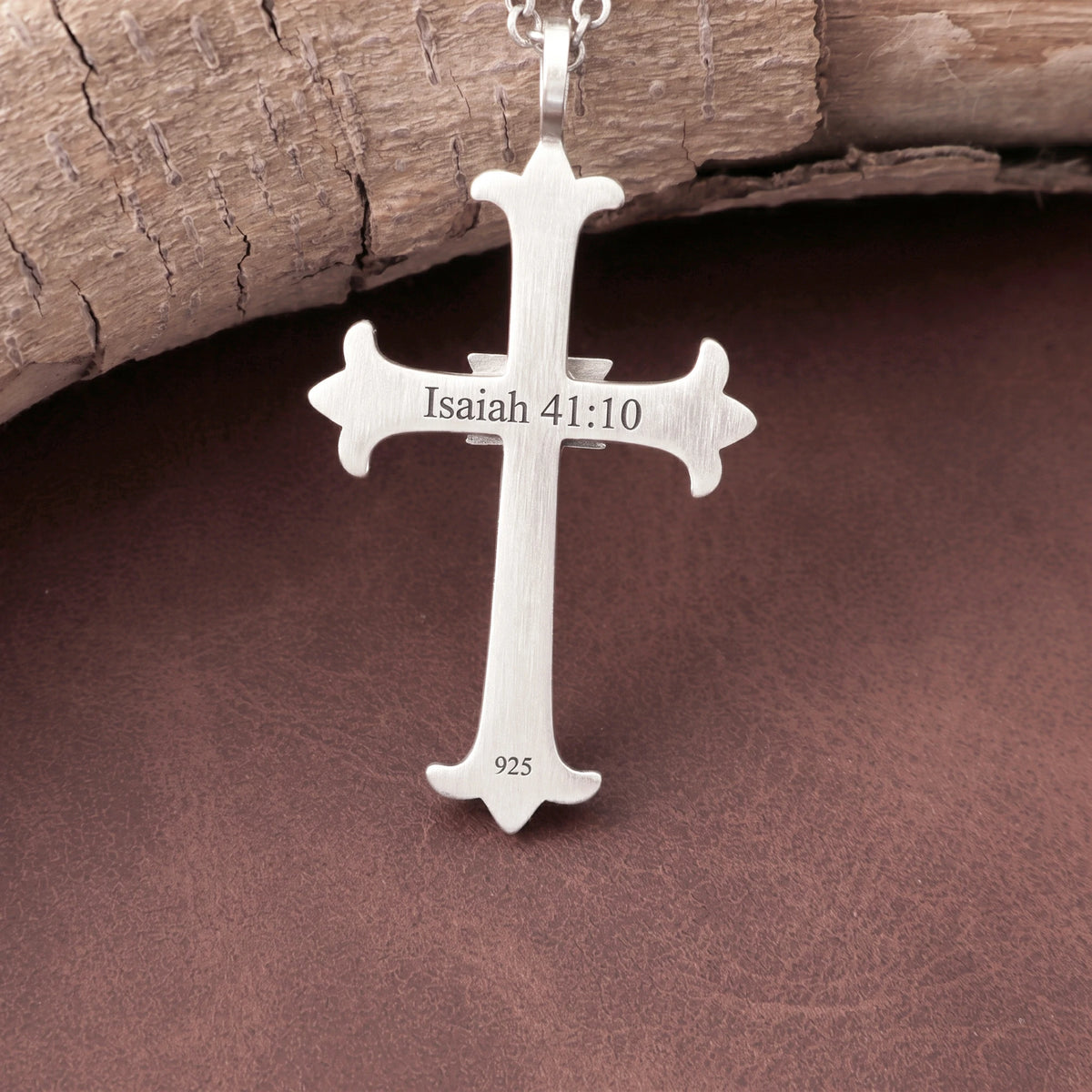 Custom 925 Sterling Silver Eye of Providence Cross Pendant for Divine Watchful Grace