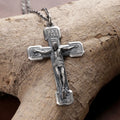 Engravable 925 Sterling Silver Crucifix Pendant Durable Jesus Cross Necklace Gift