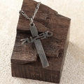 925 Sterling Silver Jesus Name Cross Durable Engravable Sacred Pendant Necklace