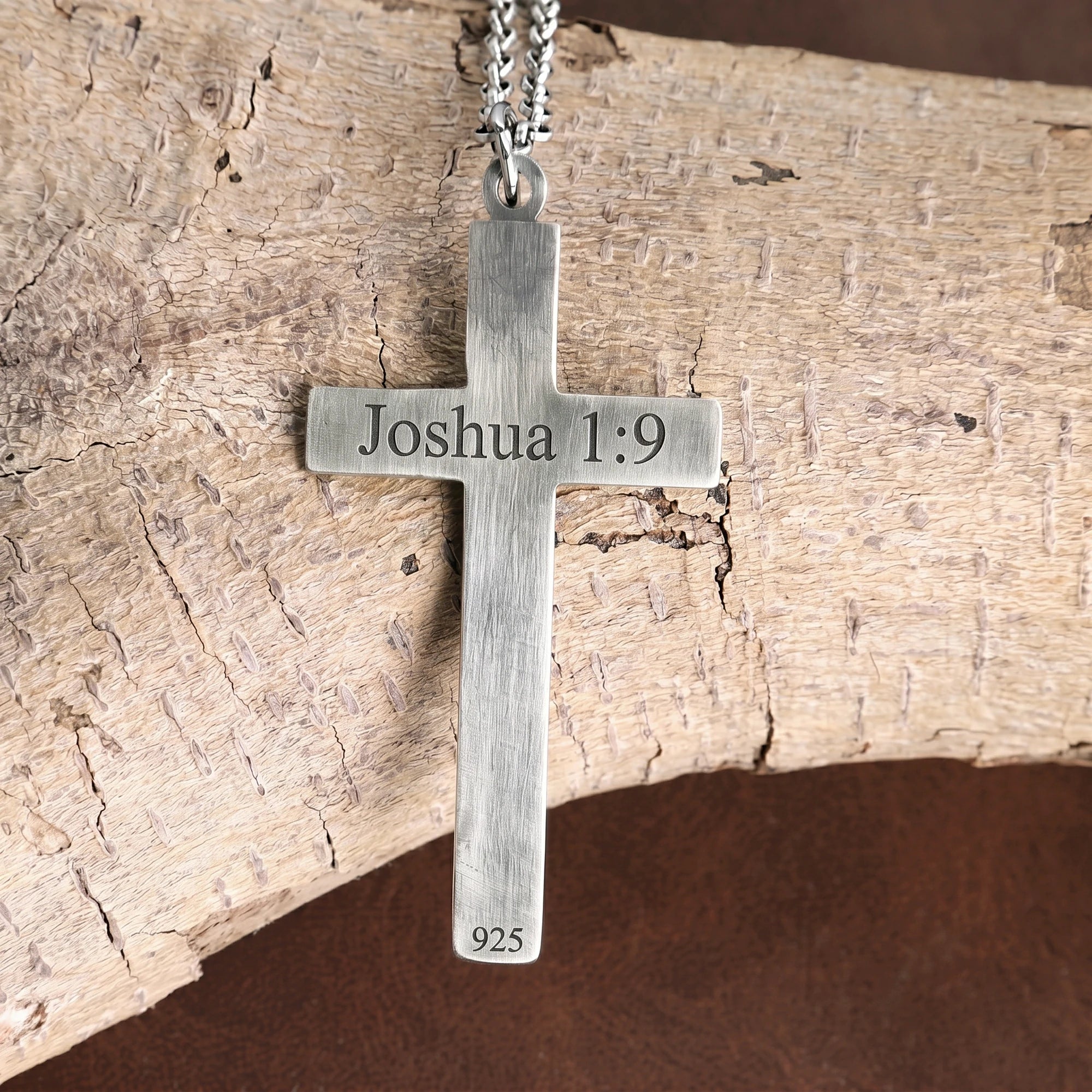 Custom 925 Sterling Silver Crucifix Necklace for Divine Salvation & Protection