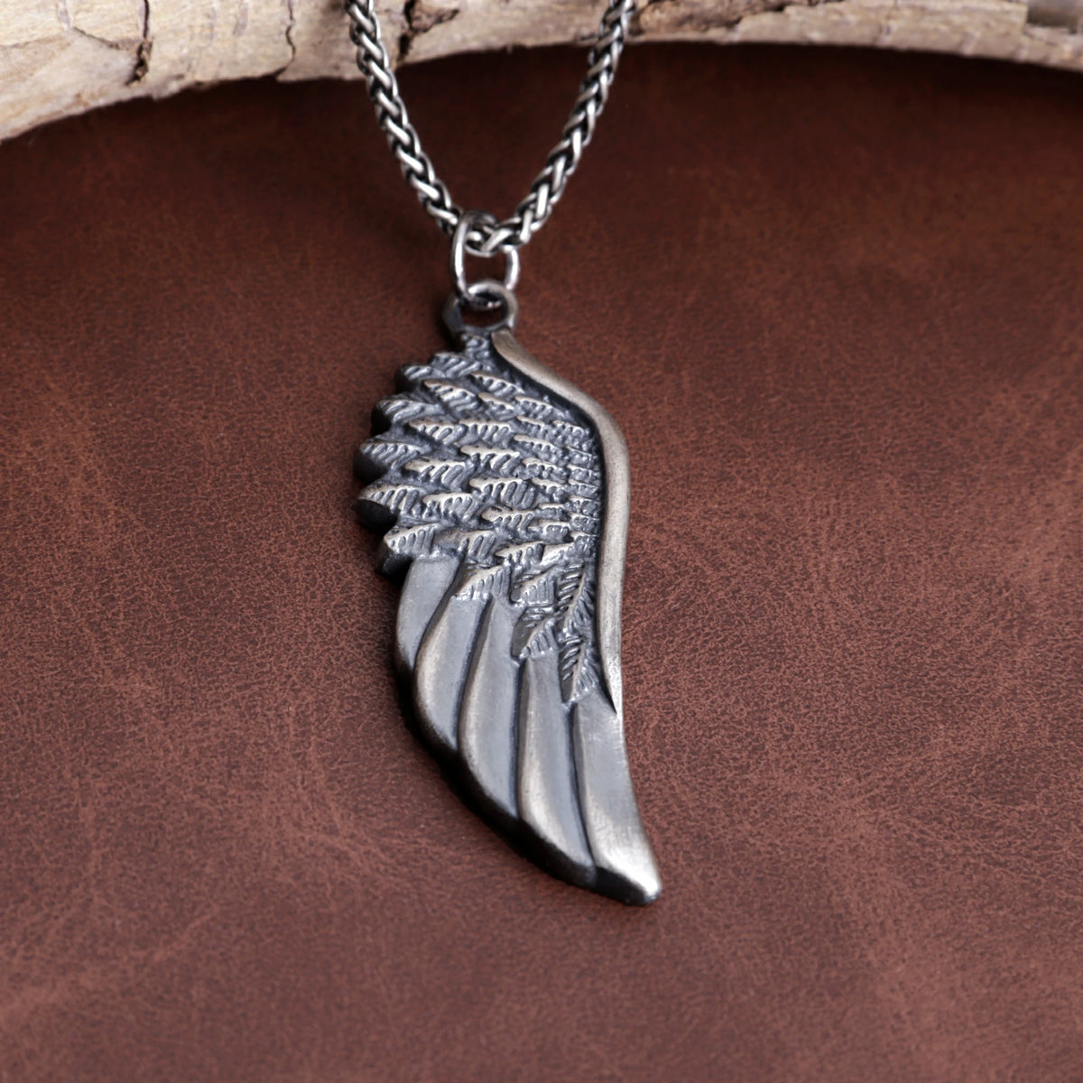 Custom 925 Sterling Silver Angel Wing Pendant Bringing Guardian Protection And Freedom