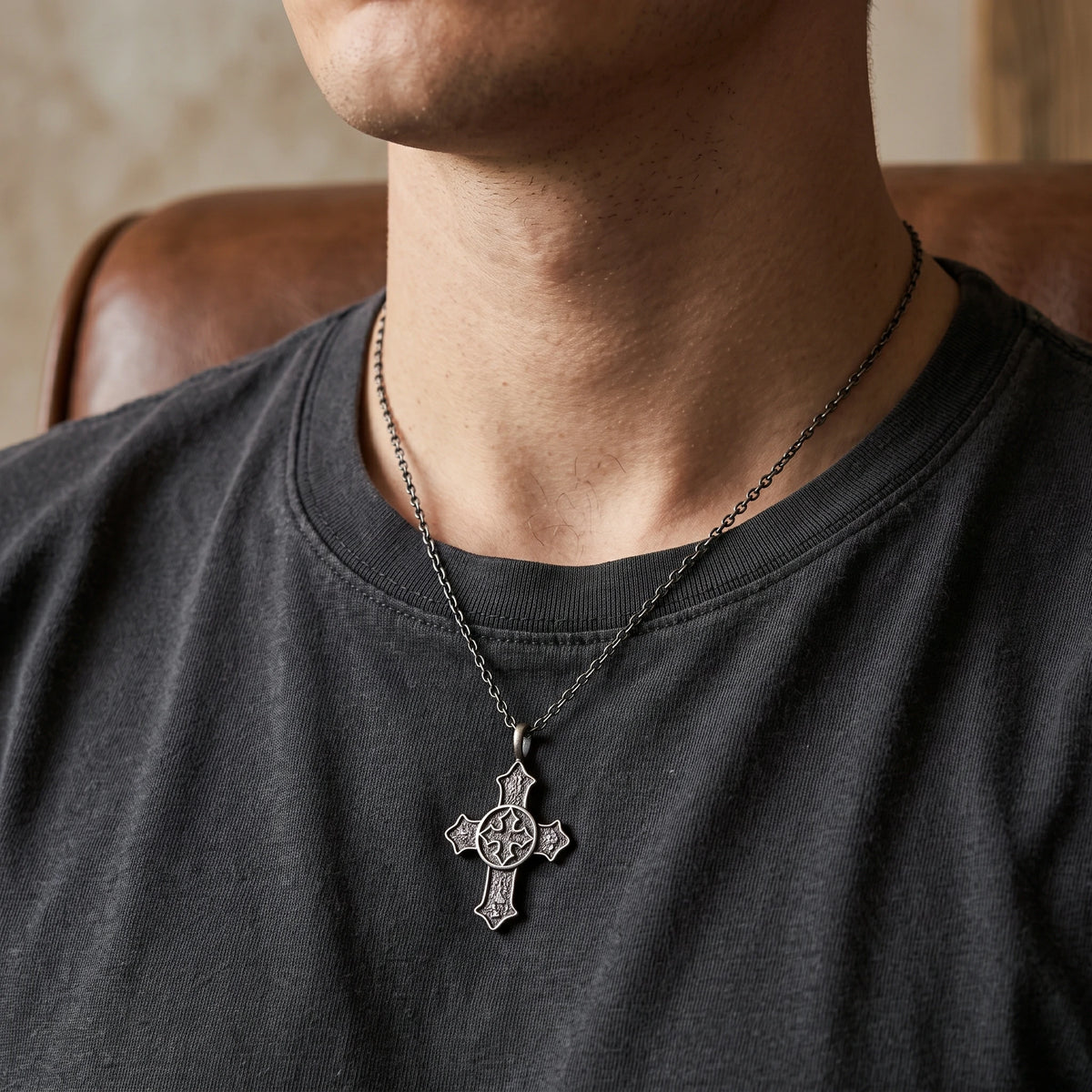 Custom 925 Sterling Silver Celtic Cross Pendant Enclosing Your Heart In Eternal Holy Light