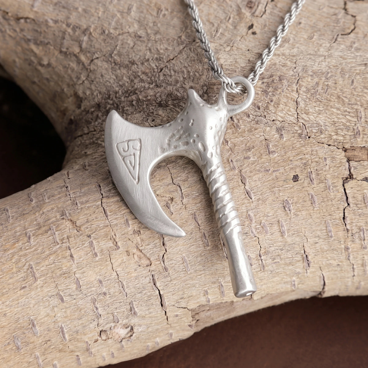 925 Sterling Silver Forged Viking Axe Pendant Delivering Rugged Edge And Fearless Power