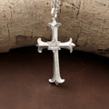 Custom 925 Sterling Silver Eye of Providence Cross Pendant for Divine Watchful Grace
