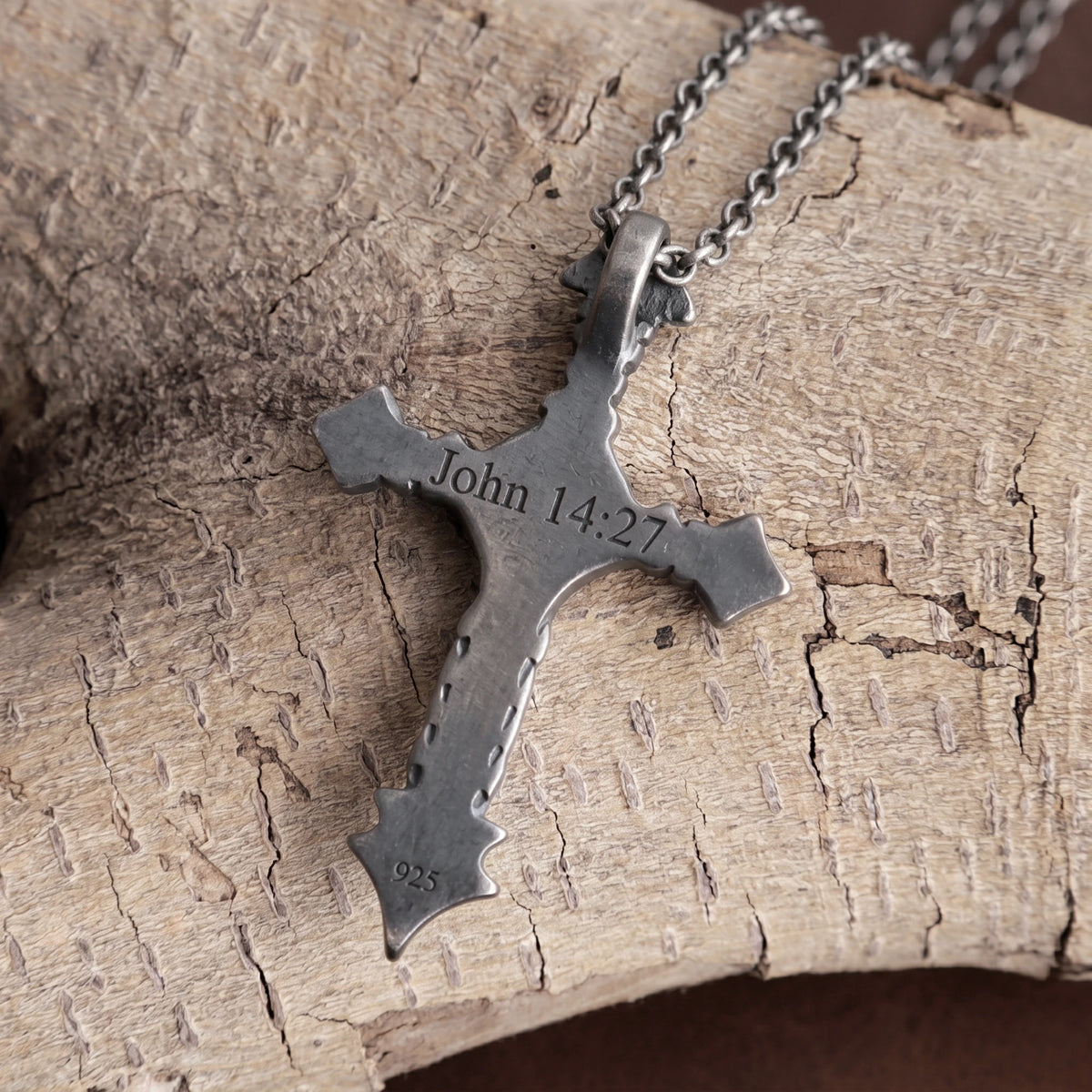 925 Sterling Silver Engravable Skull Cross Pendant Guarding Your Faith In Divine Light