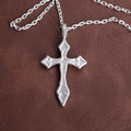 Custom 925 Sterling Silver Spearhead Cross Pendant Shielding Your Soul In Holy Faith