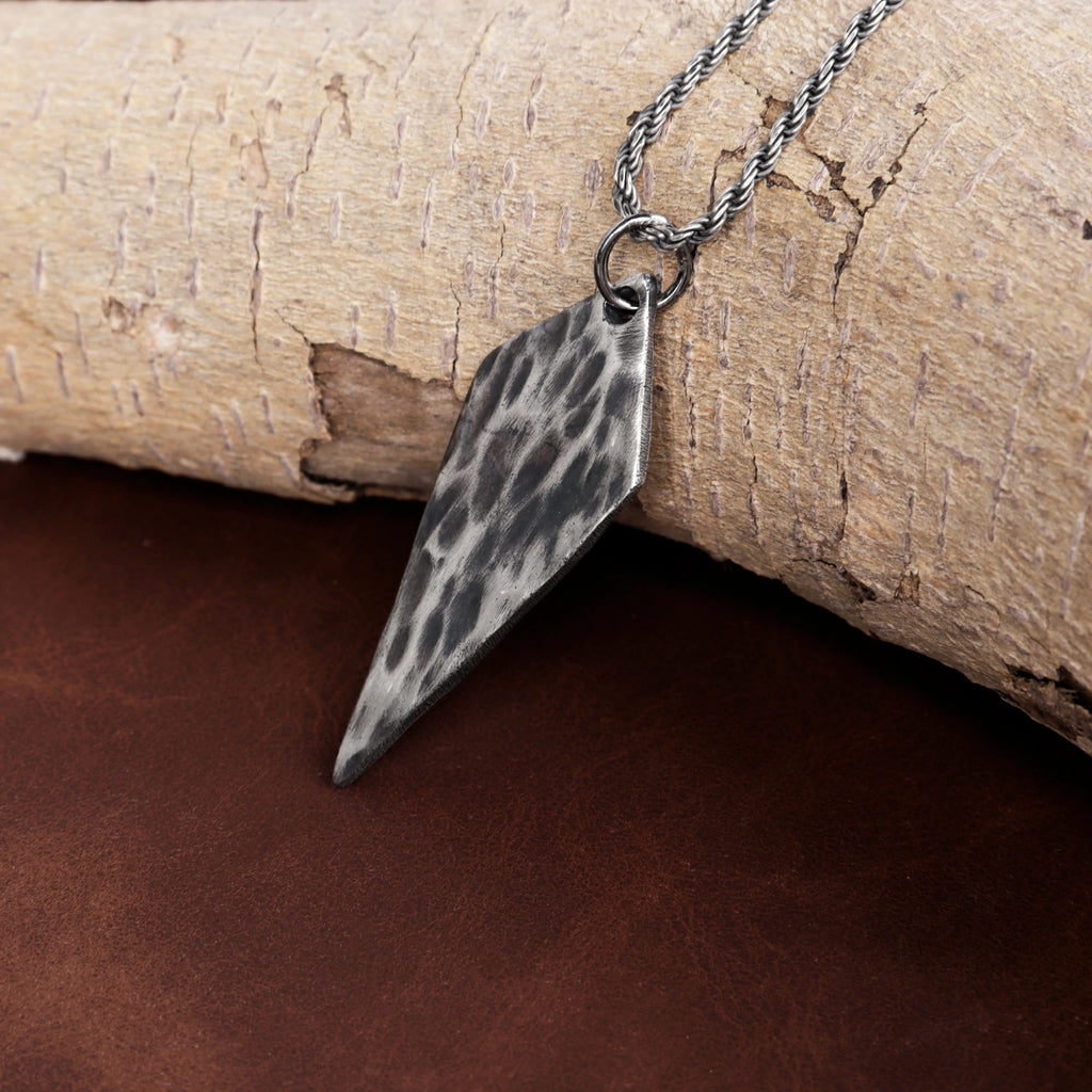 925 Sterling Silver Arrowhead Pendant for Courage and Unshakable Focus
