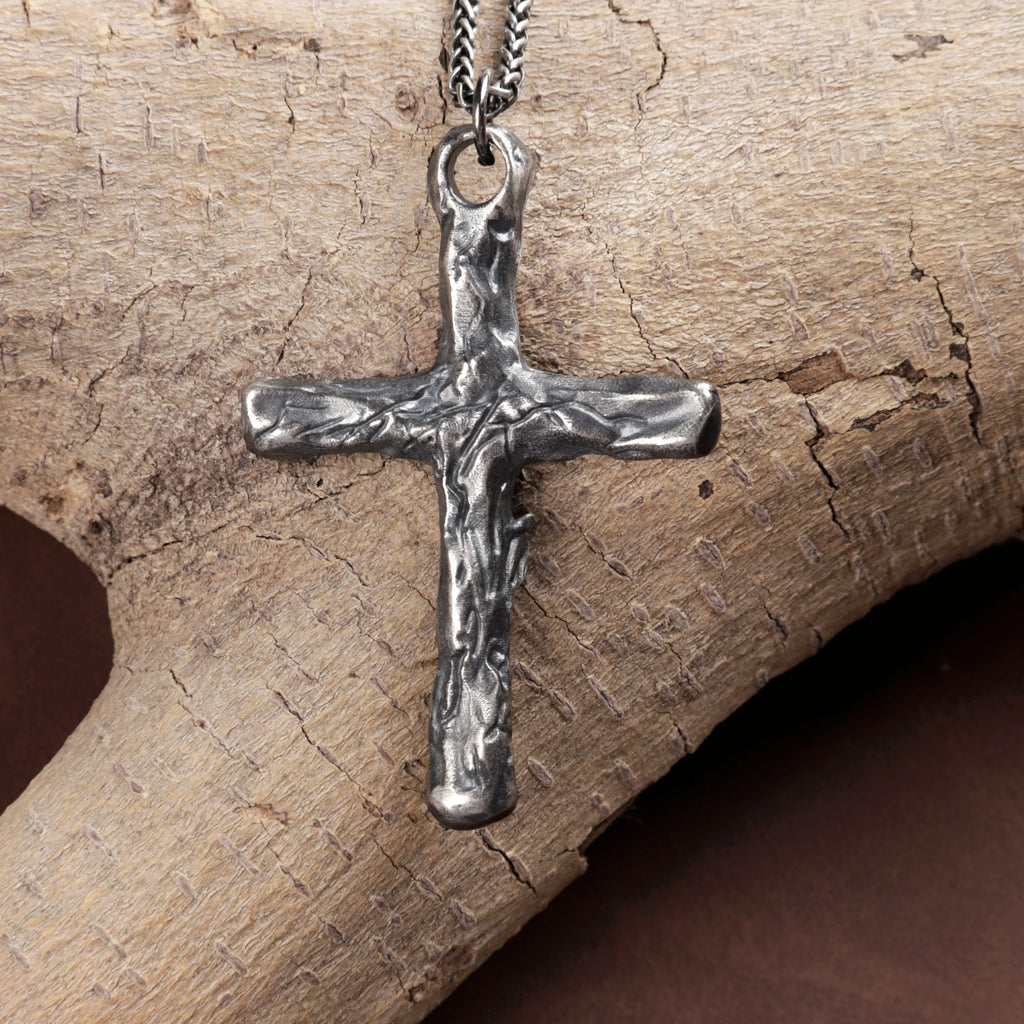 Sacred 925 Sterling Silver Lord Jesus Crucifix Pendant Jewelry