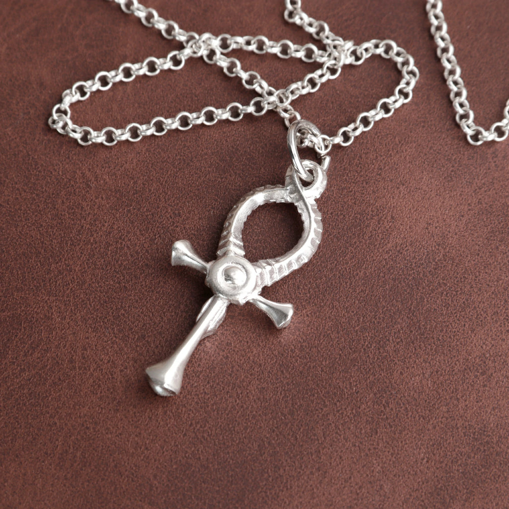 925 Sterling Silver Ankh Key Of Life Cross Pendant Sacred Symbol Of Eternal Divine Breath