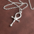 925 Sterling Silver Ankh Key Of Life Cross Pendant Sacred Symbol Of Eternal Divine Breath