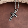 925 Sterling Silver Layered Cross Pendant Shielding Your Soul In Unshakeable Faith