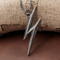 925 Sterling Silver Lightning Bolt Pendant for Bold Style and Inner Strength