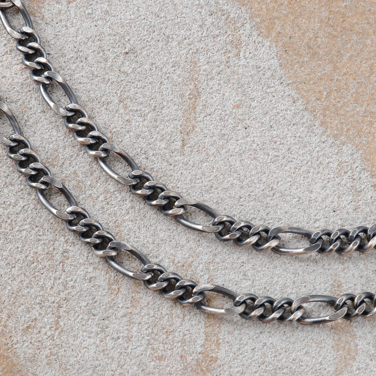 925 Sterling Silver Figaro Chain Necklace for Men and Women