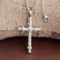 925 Sterling Silver Four Skull Cross Pendant Proclaiming Christ Victory Over Death
