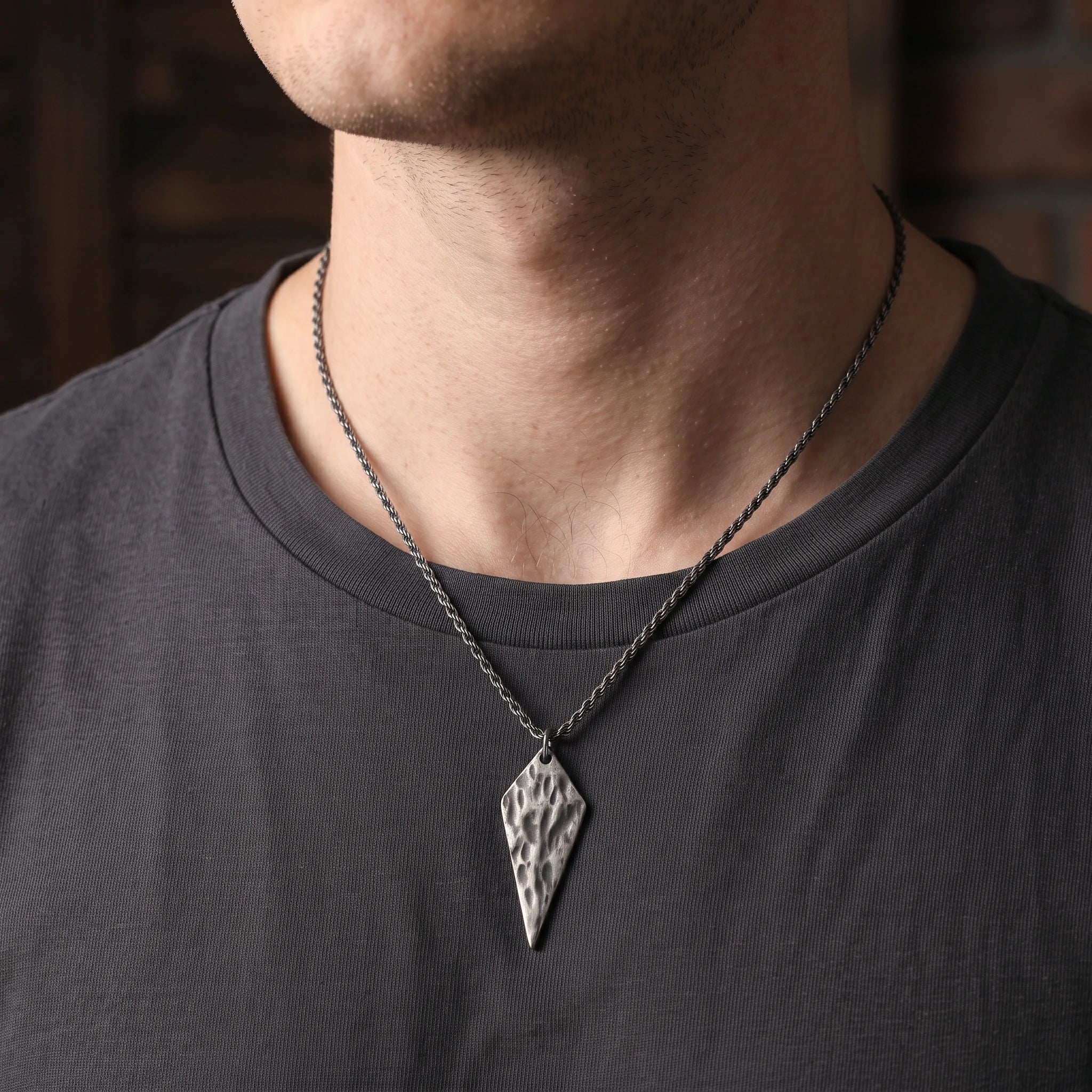 925 Sterling Silver Arrowhead Pendant for Courage and Unshakable Focus