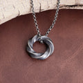 925 Sterling Silver Mobius Strip Pendant Symbolizing Eternal Love And Infinite Connection