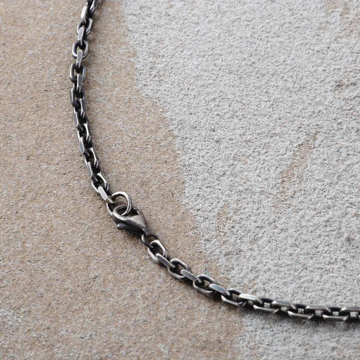 Men's 925 Sterling Silver Cable Chain Necklace