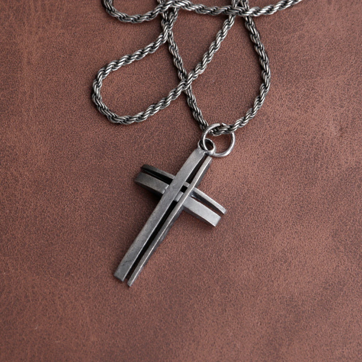 925 Sterling Silver Layered Cross Pendant Shielding Your Soul In Unshakeable Faith