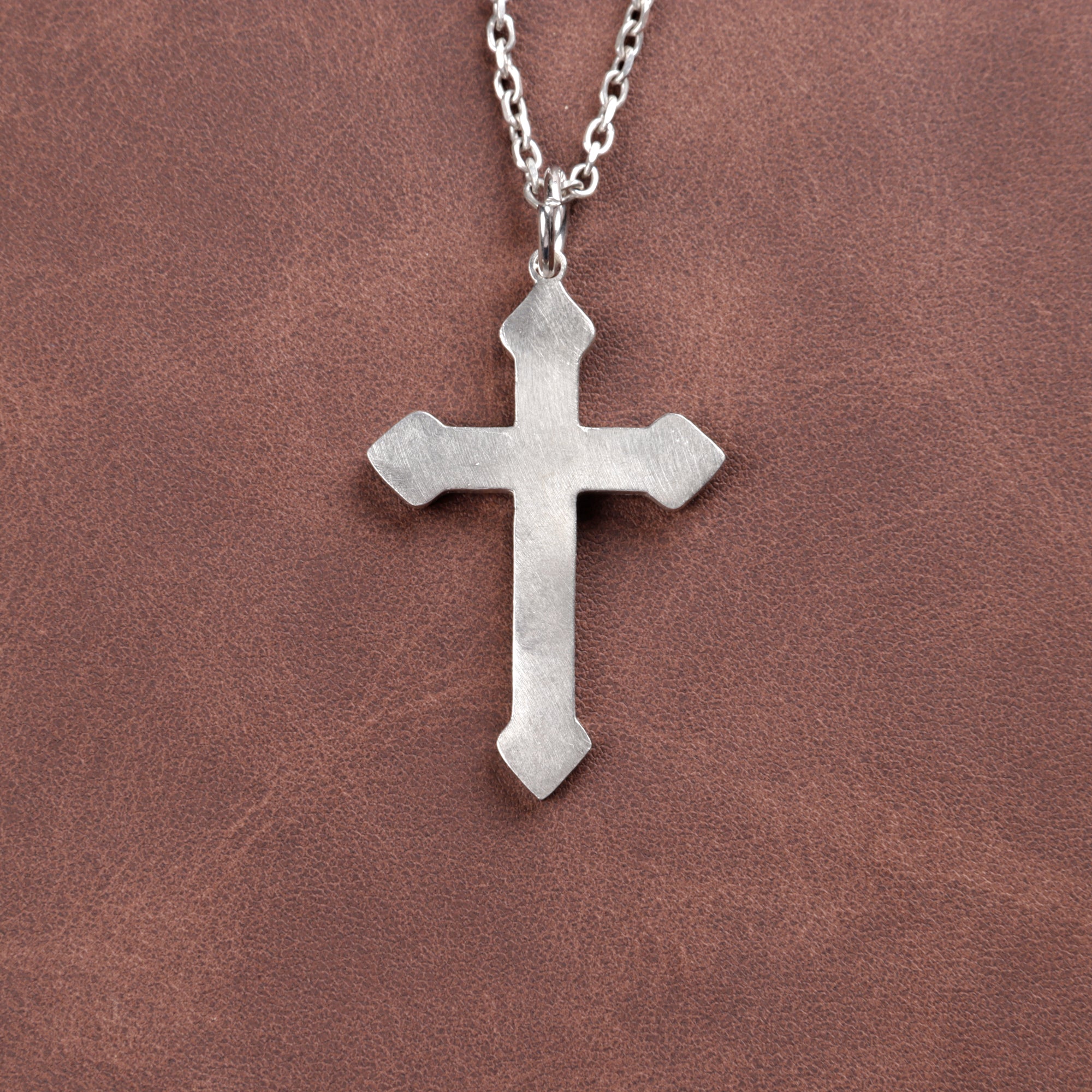 Custom Engraved 925 Sterling Silver Cross Pendant for Everlasting Devotion