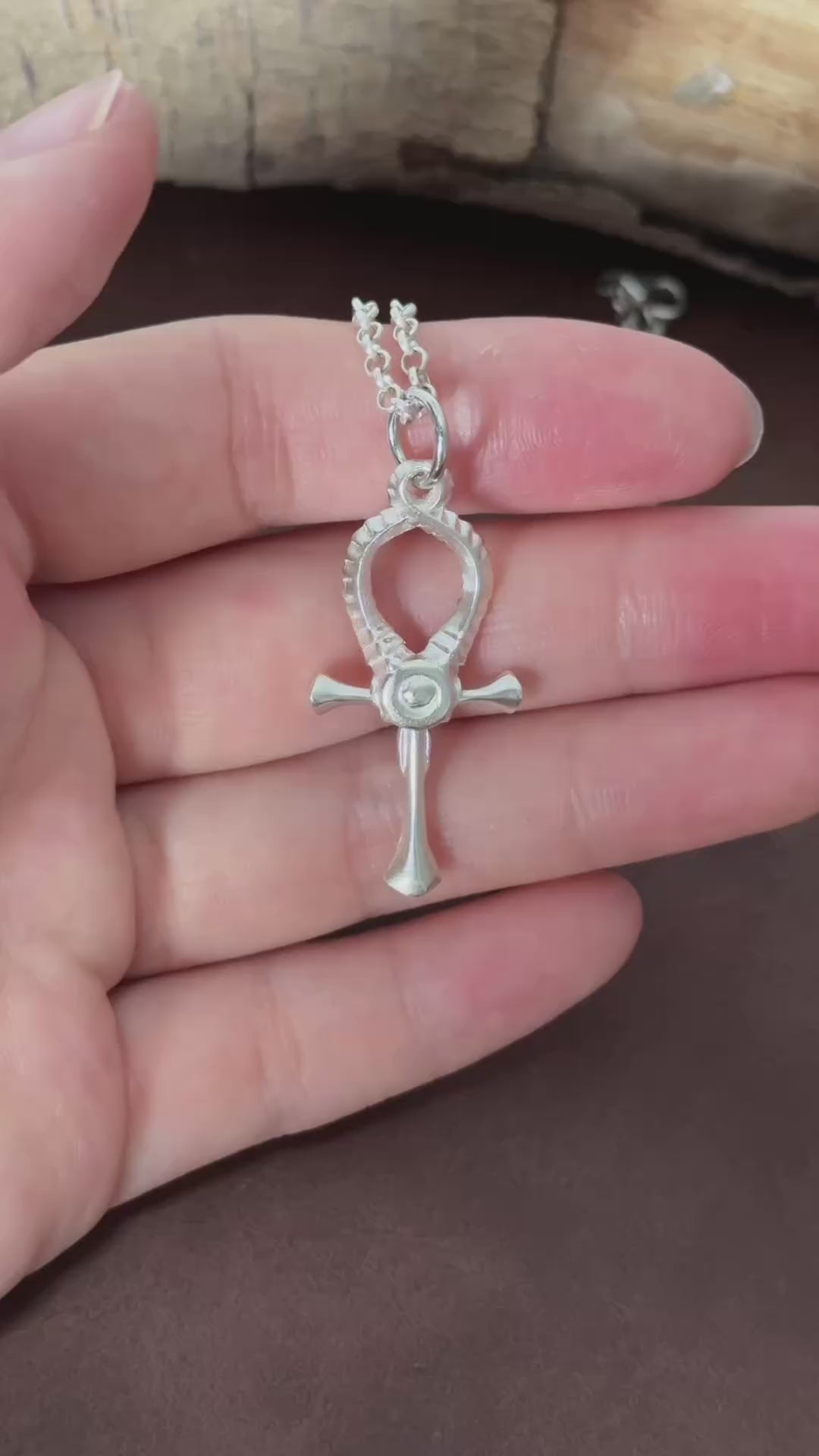 925 Sterling Silver Ankh Key Of Life Cross Pendant Sacred Symbol Of Eternal Divine Breath