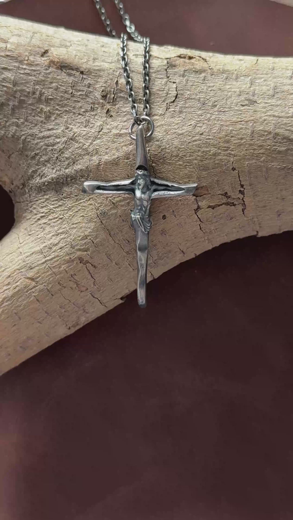 Personalized 925 Silver Papal Crucifix Pendant Timeless Faith Necklace