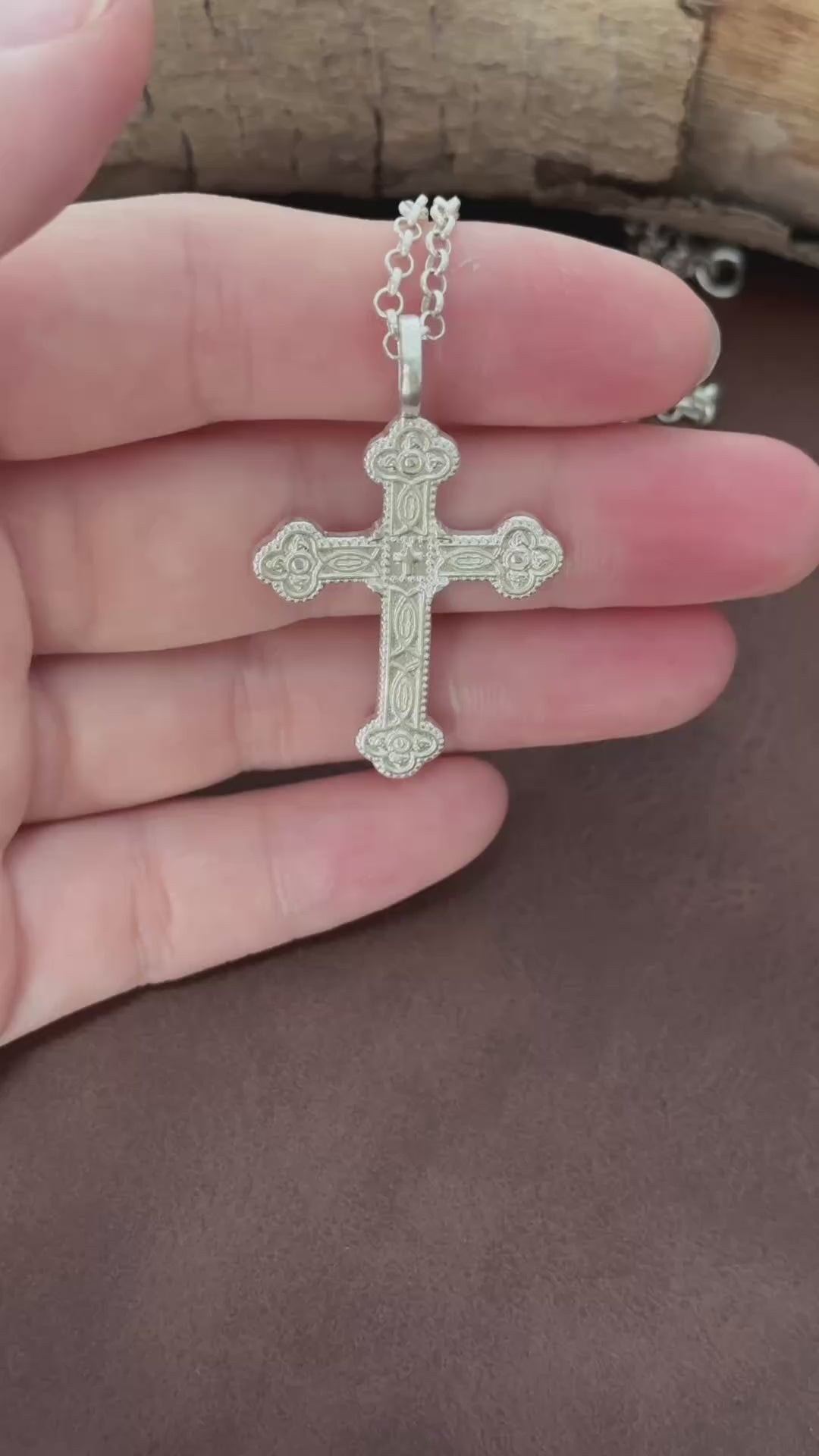 925 Sterling Silver Engravable Celtic Cross Pendant Honoring Eternal Holy Trinity Grace