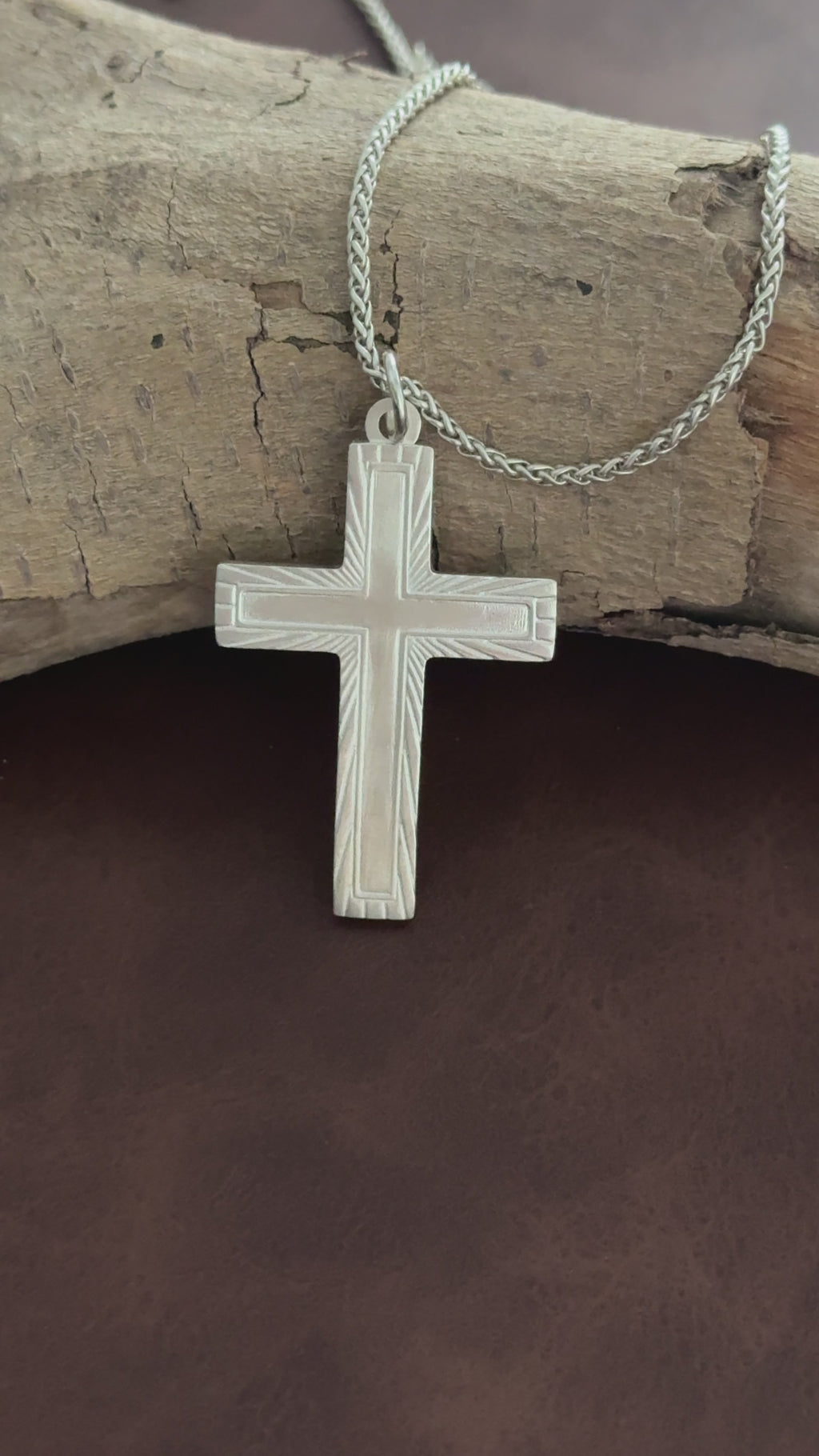 Custom 925 Sterling Silver Sunburst Cross Pendant for Heavenly Guidance & Eternal Light