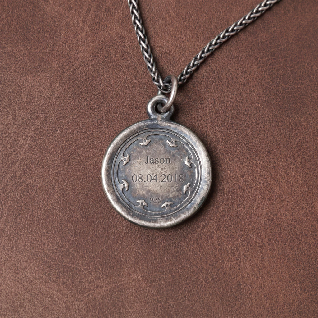 Custom 925 Sterling Silver Jesus Medallion for Sacred Grace & Holy Protection