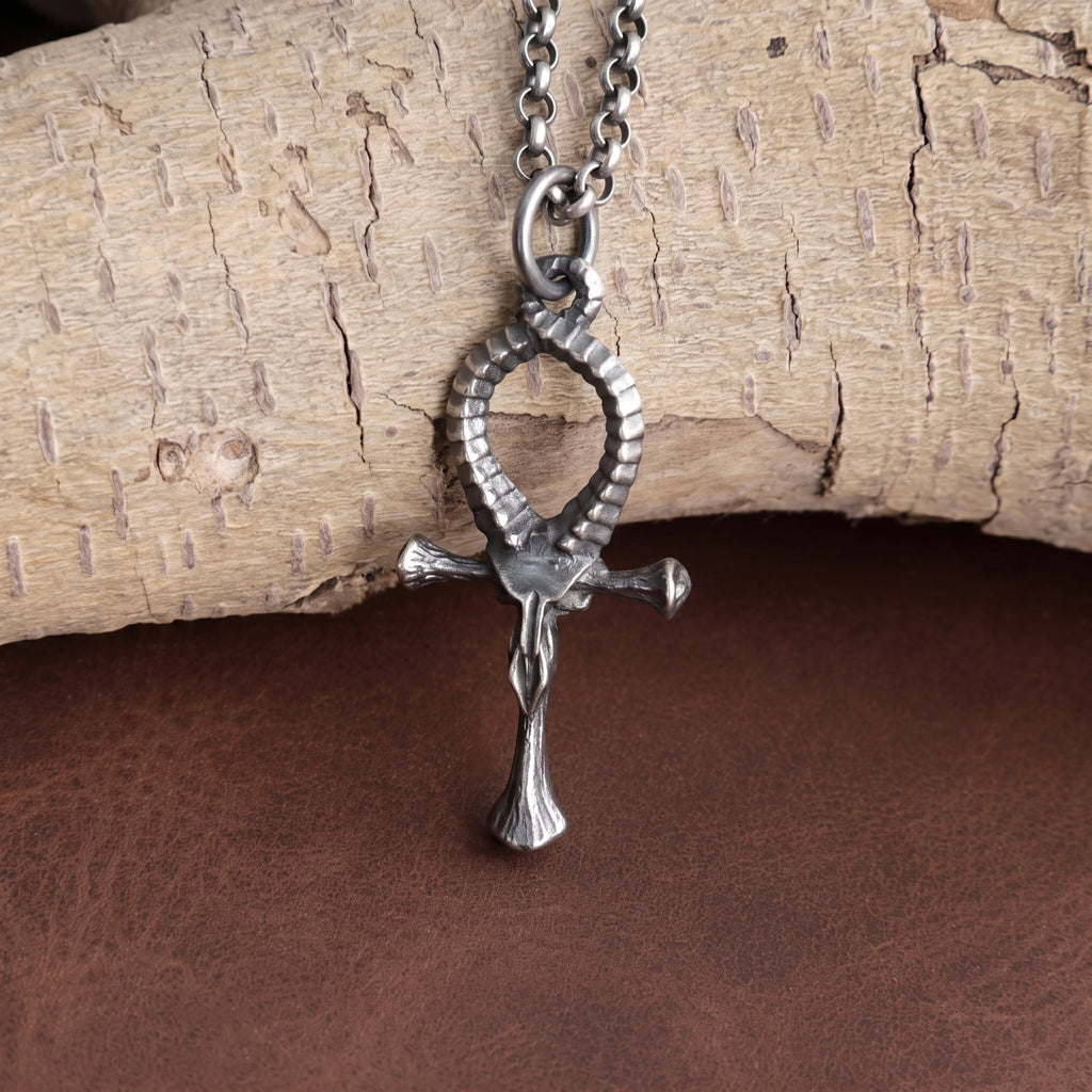 925 Sterling Silver Ankh Key Of Life Cross Pendant Sacred Symbol Of Eternal Divine Breath