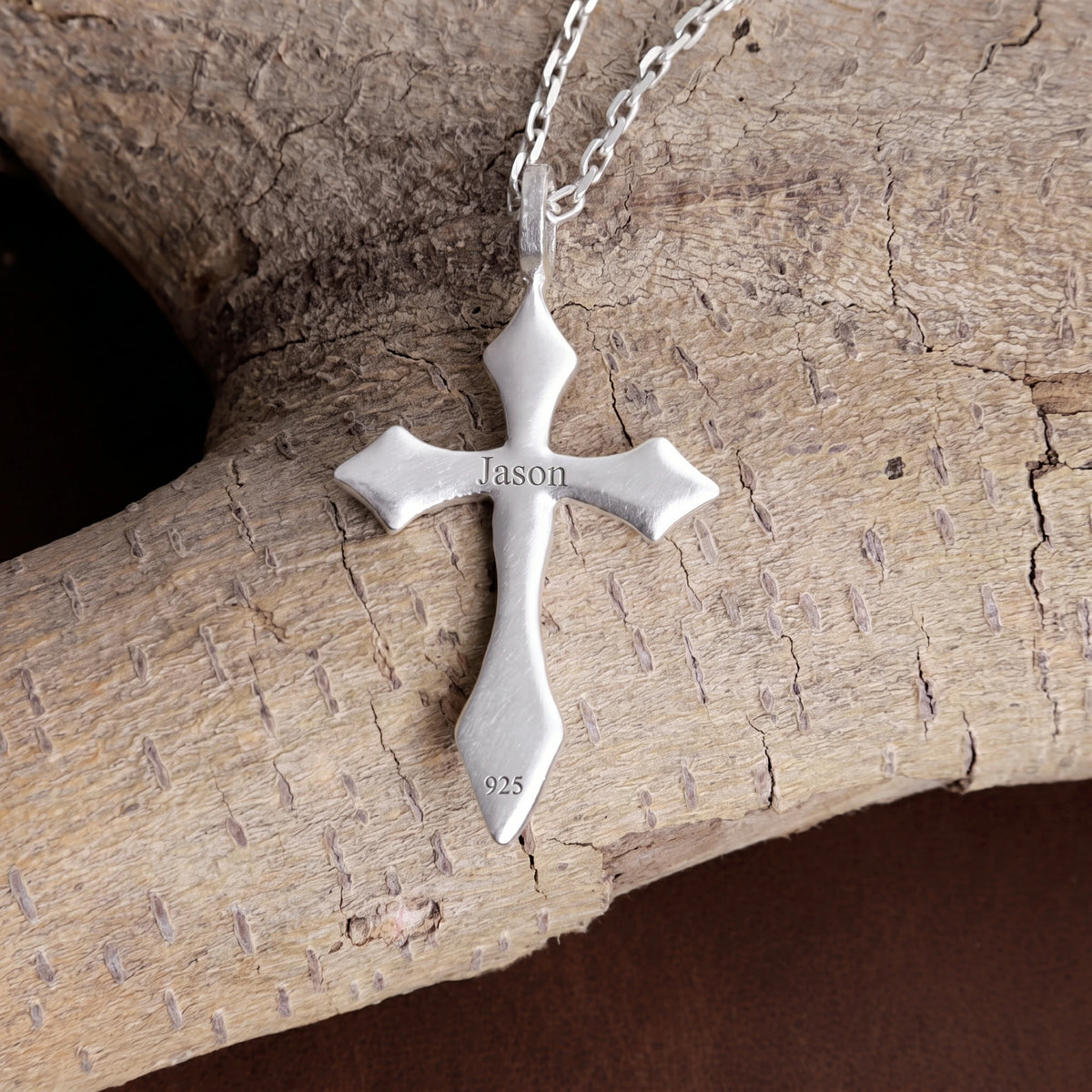 Custom 925 Sterling Silver Spearhead Cross Pendant Shielding Your Soul In Holy Faith